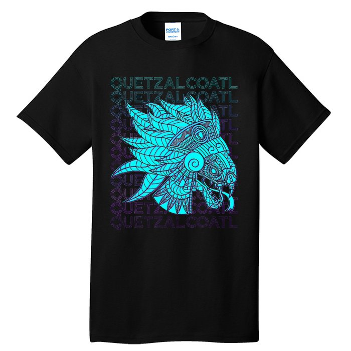 Quetzalcoatl Aztec Feathered Serpent Mayan Inca Toltec Tall T-Shirt