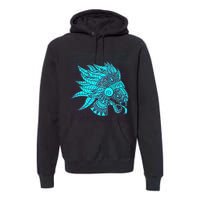 Quetzalcoatl Aztec Feathered Serpent Mayan Inca Toltec Premium Hoodie