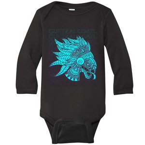 Quetzalcoatl Aztec Feathered Serpent Mayan Inca Toltec Baby Long Sleeve Bodysuit