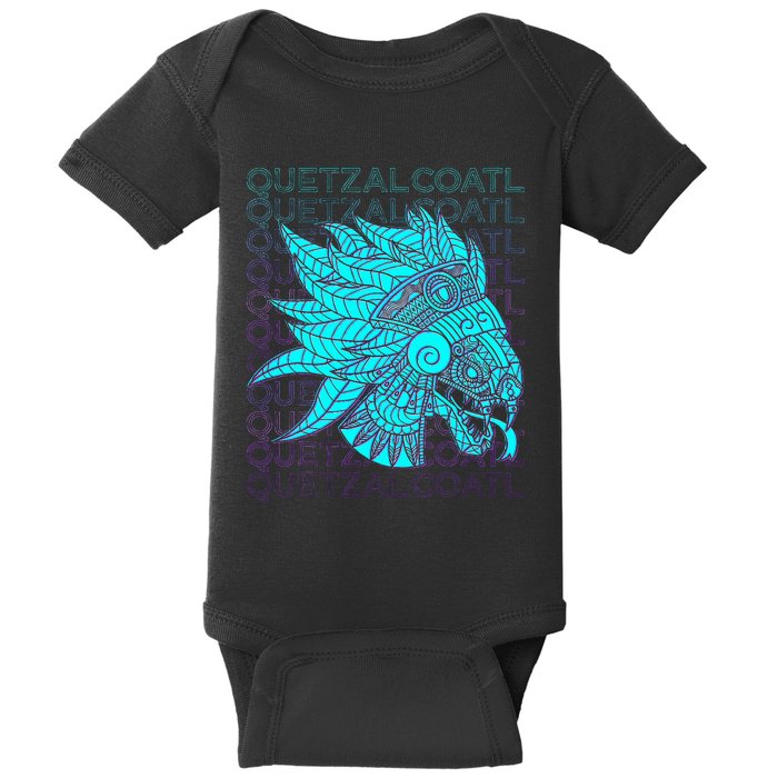 Quetzalcoatl Aztec Feathered Serpent Mayan Inca Toltec Baby Bodysuit