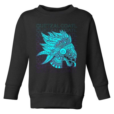 Quetzalcoatl Aztec Feathered Serpent Mayan Inca Toltec Toddler Sweatshirt