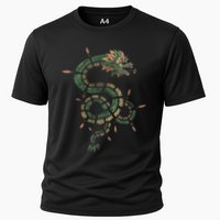 Quetzalcoatl Aztec Feathered Serpent Mayan Inca Toltec Cooling Performance Crew T-Shirt