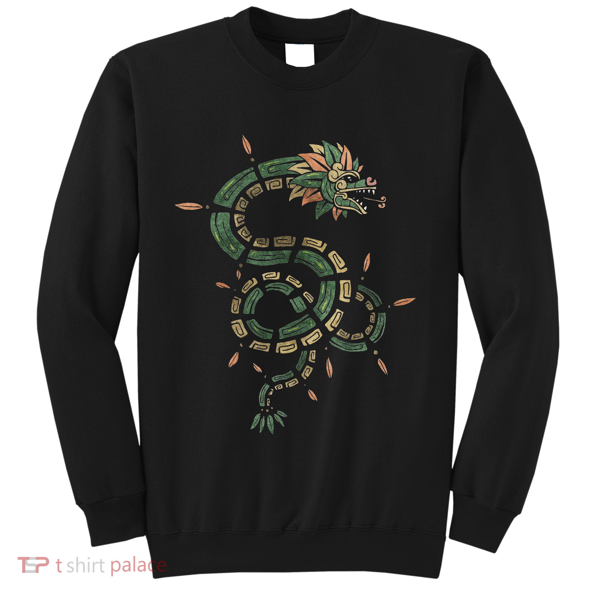 Quetzalcoatl Aztec Feathered Serpent Mayan Inca Toltec Sweatshirt