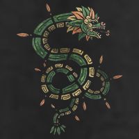 Quetzalcoatl Aztec Feathered Serpent Mayan Inca Toltec Hat