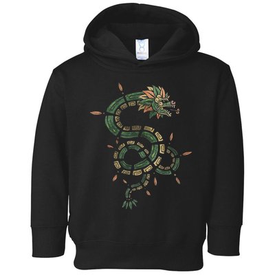 Quetzalcoatl Aztec Feathered Serpent Mayan Inca Toltec Toddler Hoodie