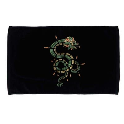 Quetzalcoatl Aztec Feathered Serpent Mayan Inca Toltec Microfiber Hand Towel