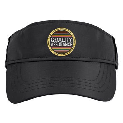 Quality Assurance Funny Profession Birthday Adult Drive Performance Visor