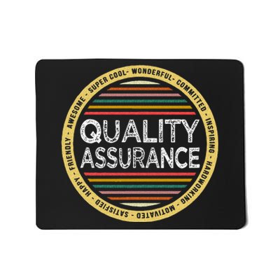 Quality Assurance Funny Profession Birthday Mousepad