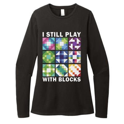 Quilting Art For Women Quilting Sewing Lover Quilter Womens CVC Long Sleeve Shirt