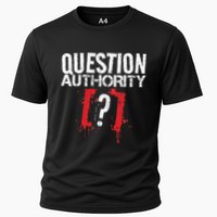 Question Authority Free Speech Political Activism Freedom  Cooling Performance Crew T-Shirt