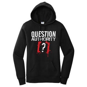 Question Authority Free Speech Political Activism Freedom  Women's Pullover Hoodie