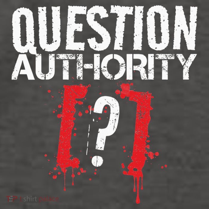 Question Authority Free Speech Political Activism Freedom  Vector Backpack