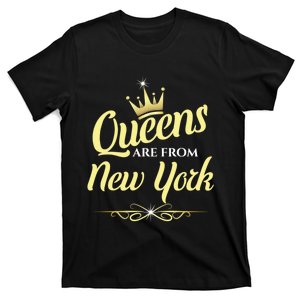 Queens Are From New York T-Shirt