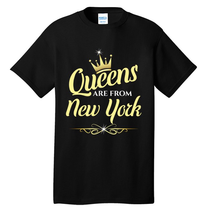 Queens Are From New York Tall T-Shirt