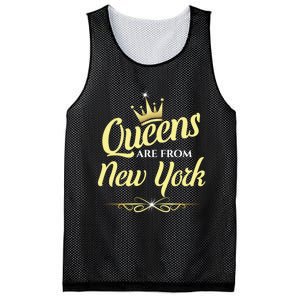 Queens Are From New York Mesh Reversible Basketball Jersey Tank