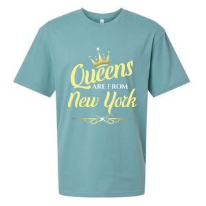 Queens Are From New York Sueded Cloud Jersey T-Shirt