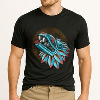Quetzalcoatl Aztec Feathered Serpent Mayan Inca Toltec Cooling Performance Crew T-Shirt