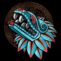 Quetzalcoatl Aztec Feathered Serpent Mayan Inca Toltec Cooling Performance Crew T-Shirt