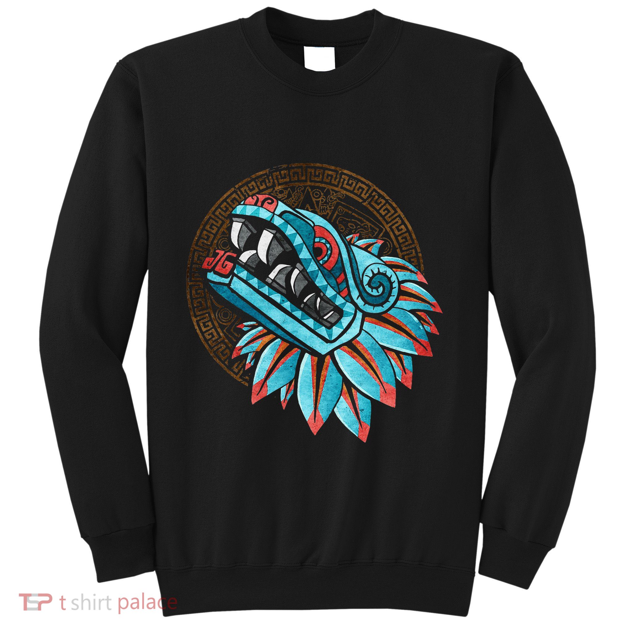 Quetzalcoatl Aztec Feathered Serpent Mayan Inca Toltec Sweatshirt