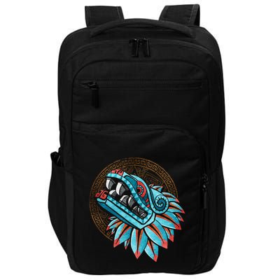 Quetzalcoatl Aztec Feathered Serpent Mayan Inca Toltec Impact Tech Backpack