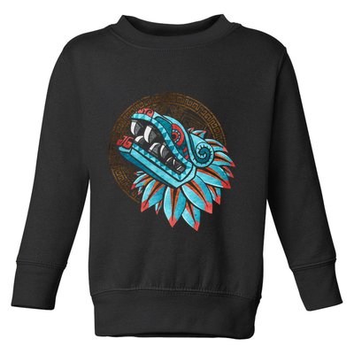 Quetzalcoatl Aztec Feathered Serpent Mayan Inca Toltec Toddler Sweatshirt