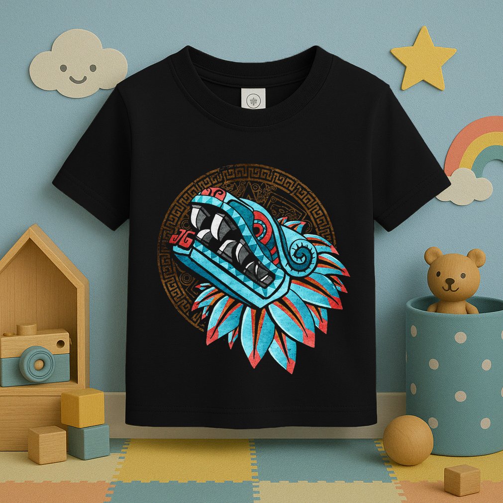 Quetzalcoatl Aztec Feathered Serpent Mayan Inca Toltec Toddler T-Shirt