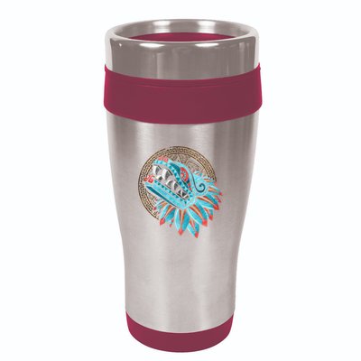 Quetzalcoatl Aztec Feathered Serpent Mayan Inca Toltec 16oz Travel Tumbler