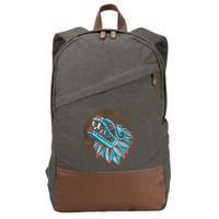 Quetzalcoatl Aztec Feathered Serpent Mayan Inca Toltec Cotton Canvas Backpack