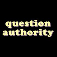Question Authority Funny Gift Cooling Performance Crew T-Shirt