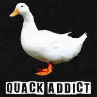 Quack Addict Funny Duck Lover Ladies PosiCharge Tri-Blend Wicking Tank