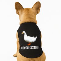 Quack Addict Funny Duck Lover Doggie Tank