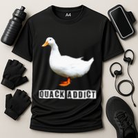 Quack Addict Funny Duck Lover Performance Shirt