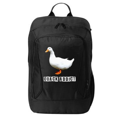Quack Addict Funny Duck Lover City Backpack
