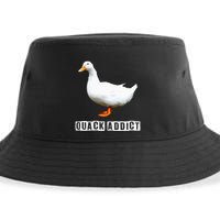 Quack Addict Funny Duck Lover Sustainable Bucket Hat