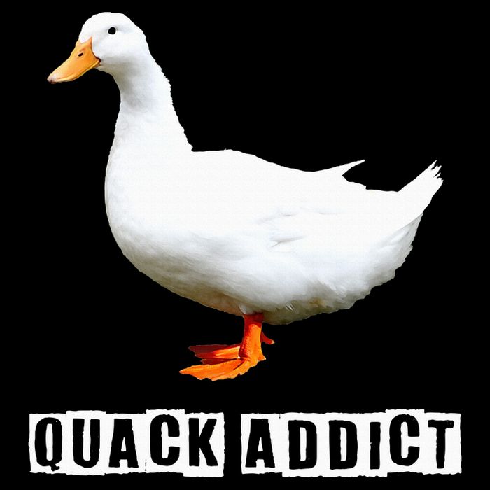 Quack Addict Funny Duck Lover Button