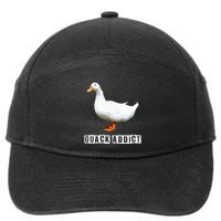 Quack Addict Funny Duck Lover 7-Panel Snapback Hat