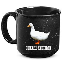 Quack Addict Funny Duck Lover 15oz Campfire Ceramic Mug