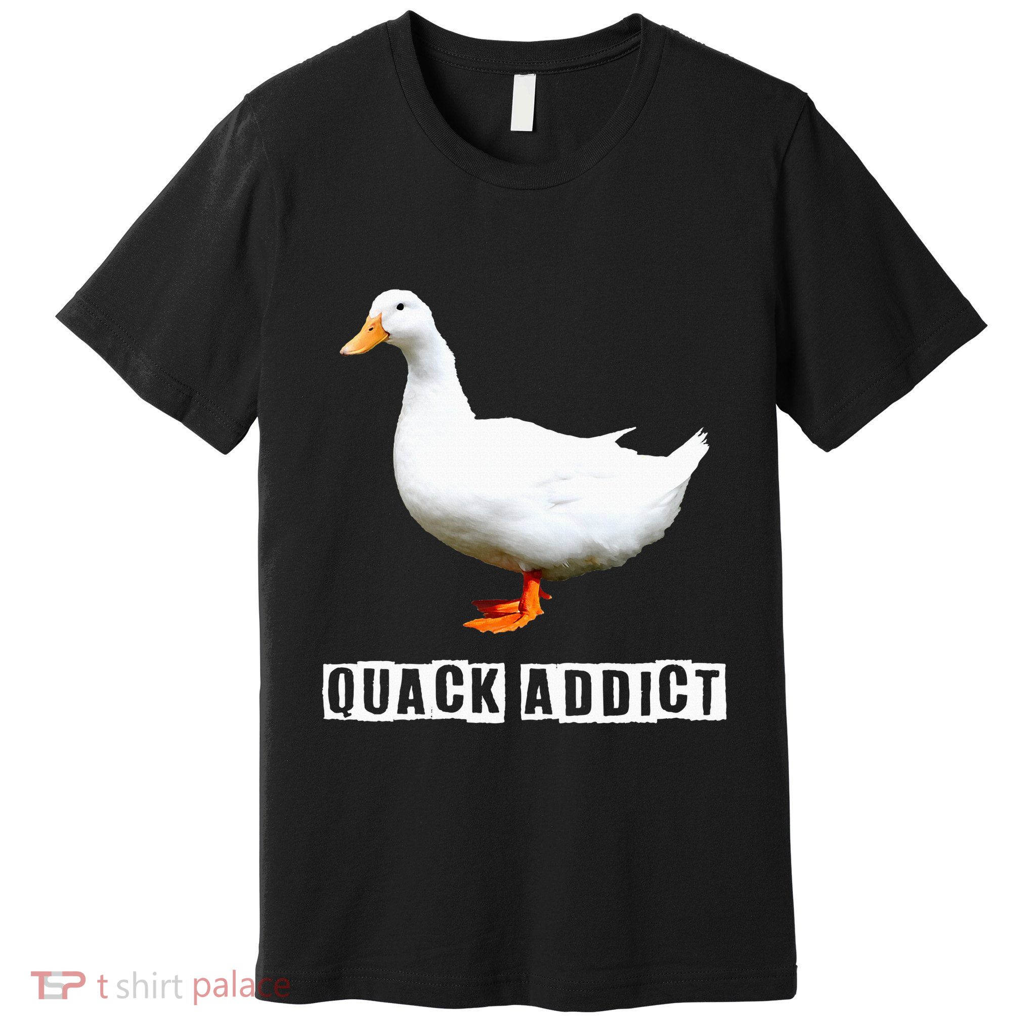 Quack Addict Funny Duck Lover Premium T-Shirt