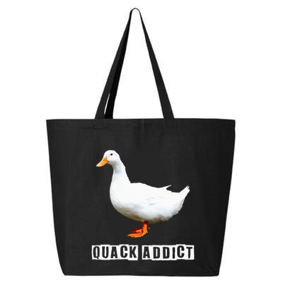 Quack Addict Funny Duck Lover 25L Jumbo Tote