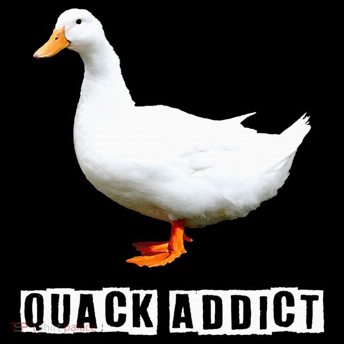 Quack Addict Funny Duck Lover Tie-Dye T-Shirt
