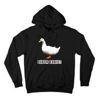 Quack Addict Funny Duck Lover Tall Hoodie