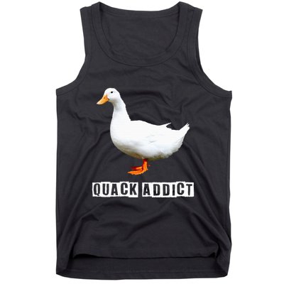 Quack Addict Funny Duck Lover Tank Top