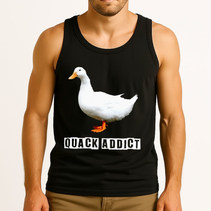 Quack Addict Funny Duck Lover Tank Top