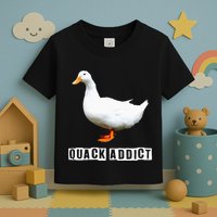 Quack Addict Funny Duck Lover Toddler T-Shirt