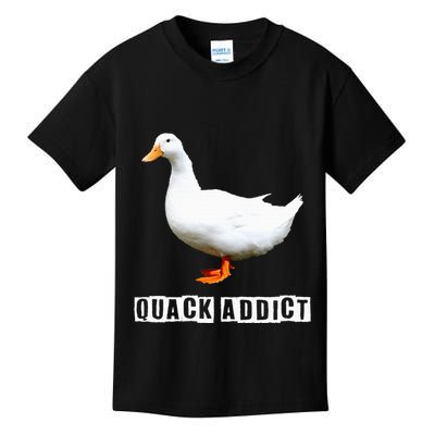 Quack Addict Funny Duck Lover Kids T-Shirt