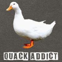 Quack Addict Funny Duck Lover Cotton Canvas Backpack