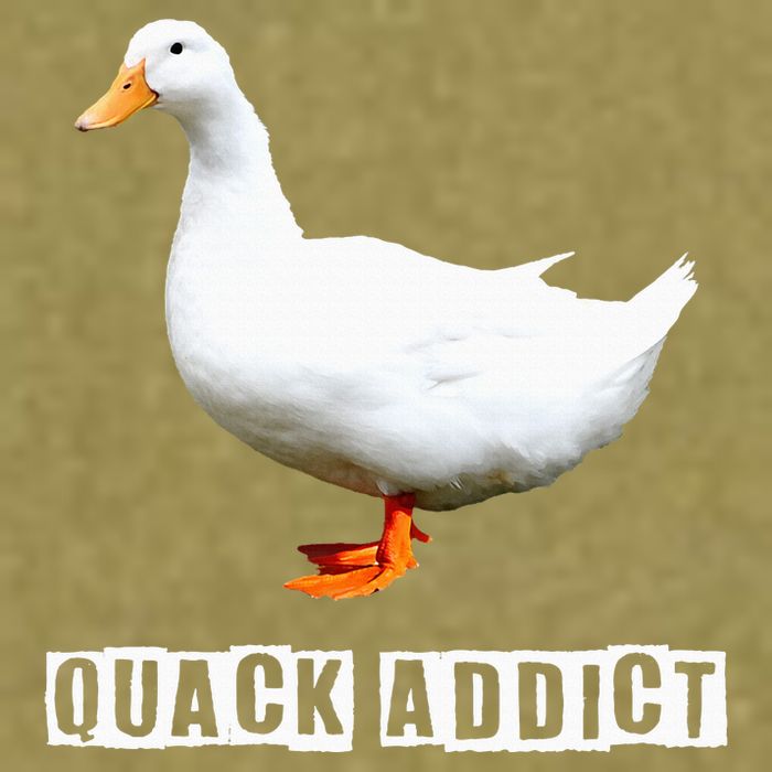 Quack Addict Funny Duck Lover Garment-Dyed Women's Muscle Tee
