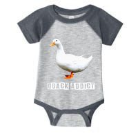 Quack Addict Funny Duck Lover Infant Baby Jersey Bodysuit