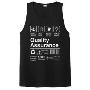 Quality Assurance Funny Description Label PosiCharge Competitor Tank