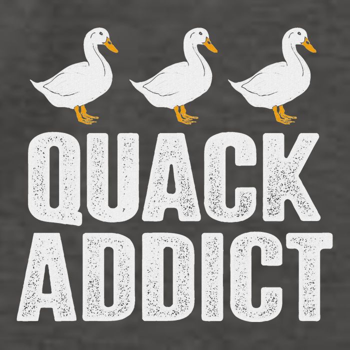 Quack Addict Funny Duck Lover Vector Backpack